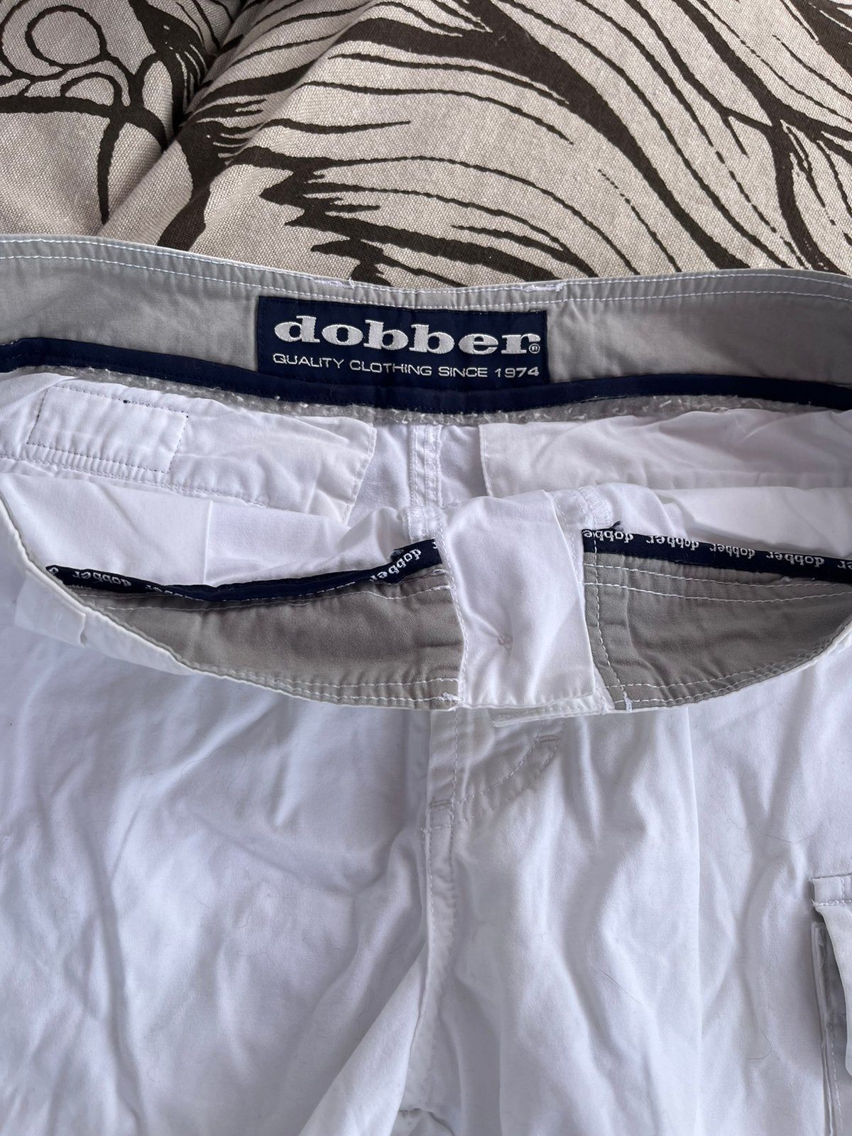 Witte herenshort van dobber maat medium, Ophalen of Verzenden, Zo goed als nieuw