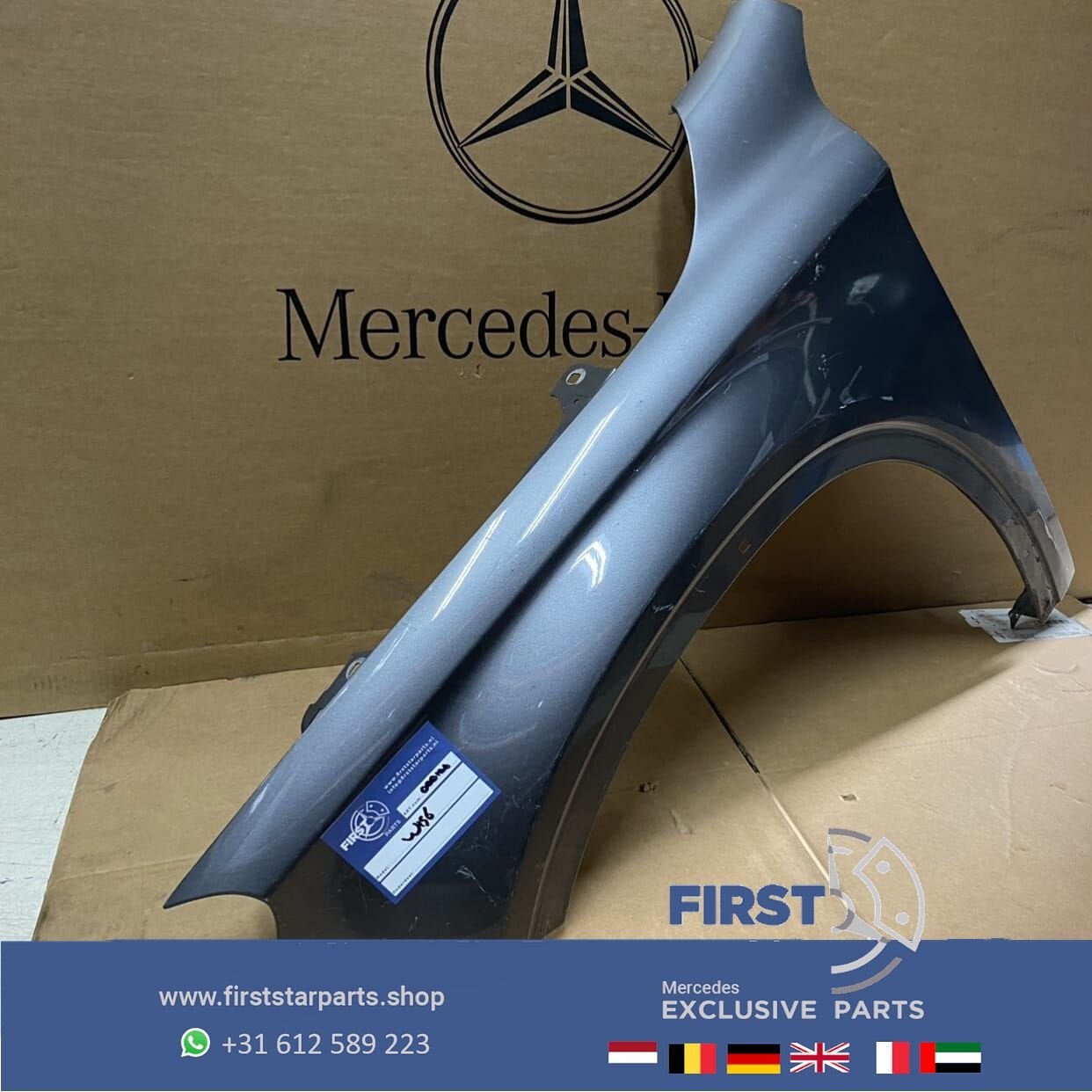 W156 ZIJSCHERM Mercedes GLA Klasse VOORSCHERM LINKS SCHERM 2, Auto-onderdelen, Gebruikt, -, Links, Ophalen of Verzenden