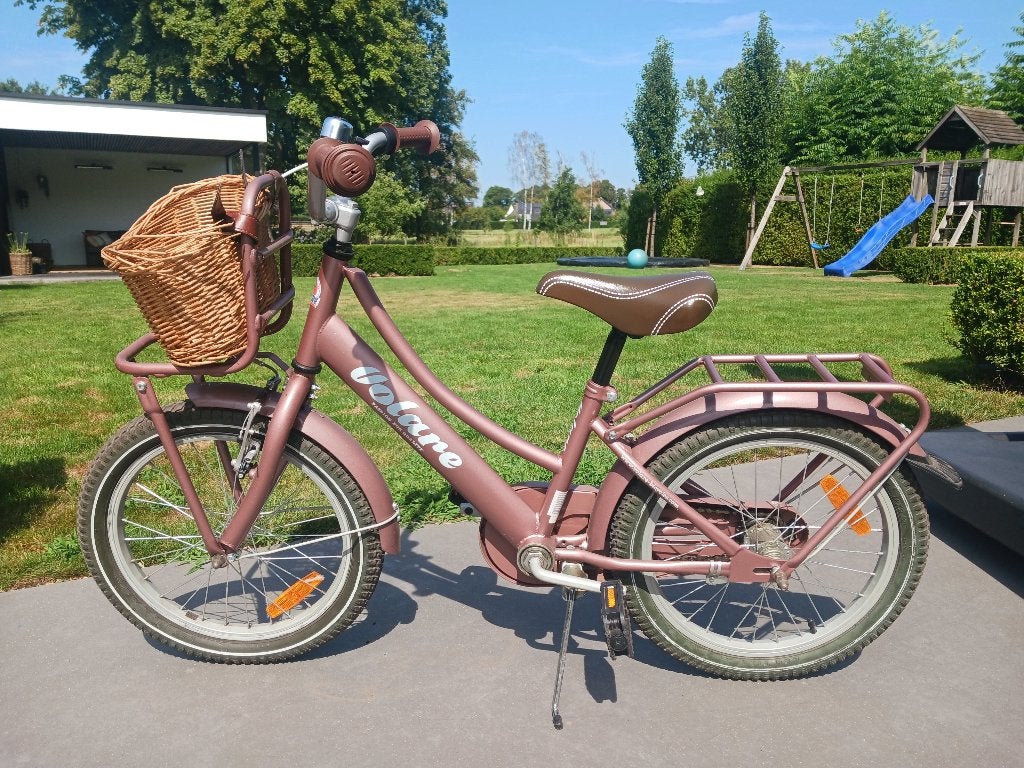 Volare Excellent meisjesfiets 18” oud-roze, Frein à rétropédalage, 18 pouces, Enlèvement, Volare