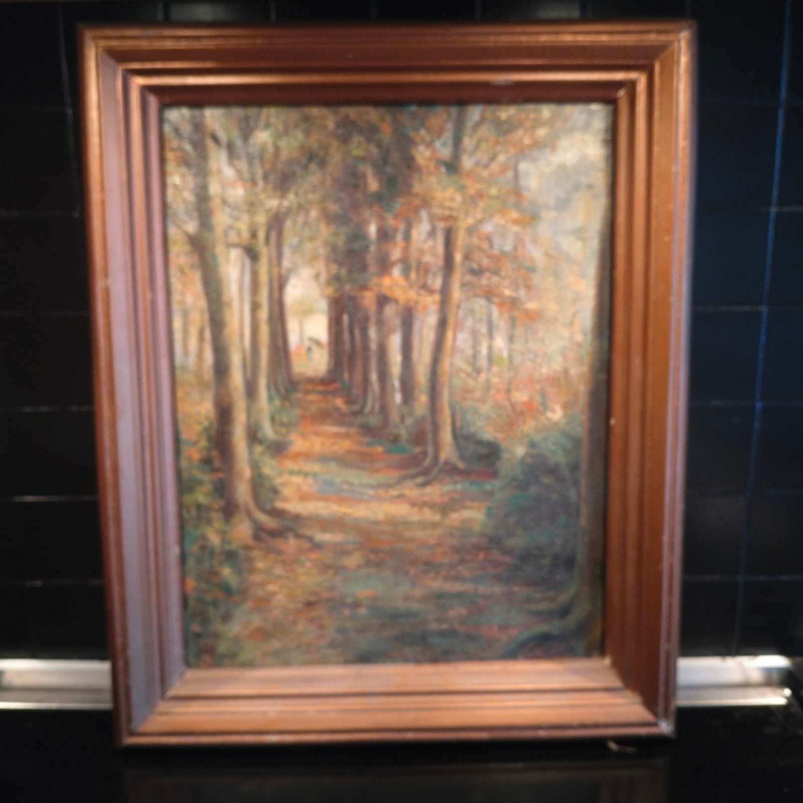 schilderij Verlinde, Ophalen