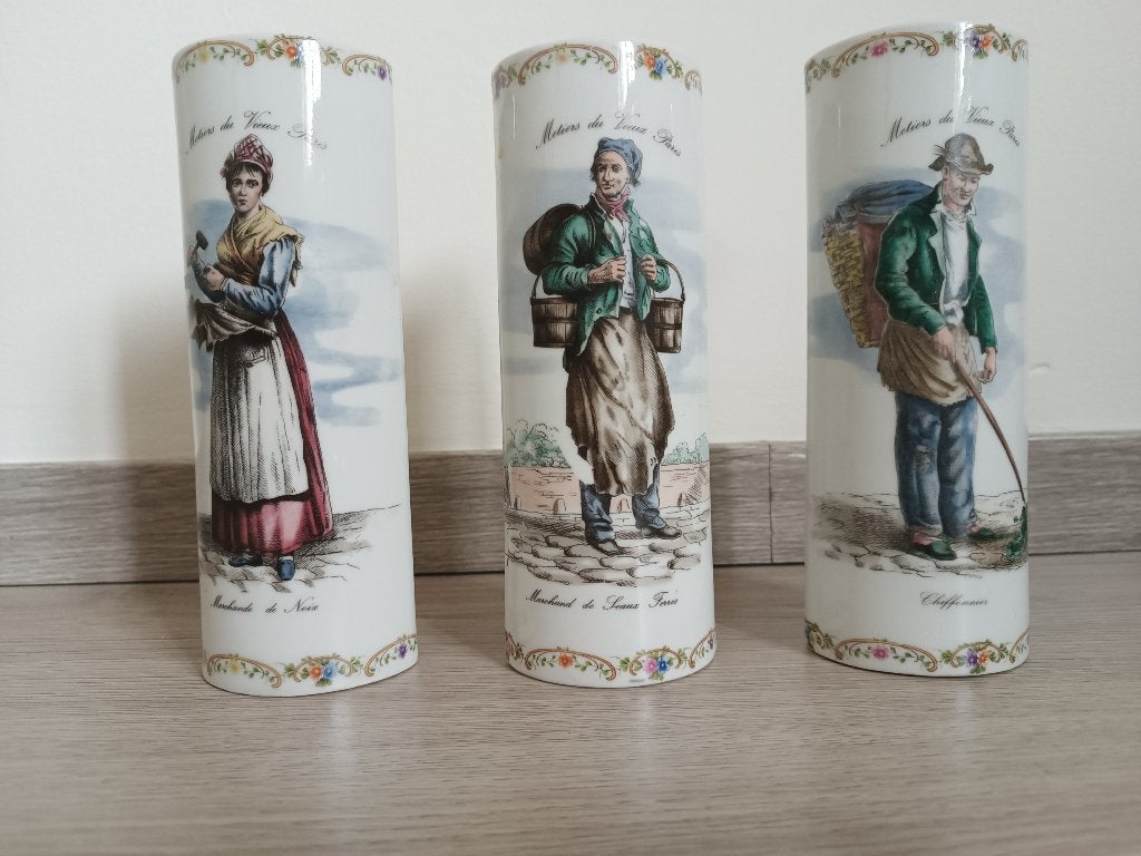 Lot de 3 Humidificateurs de radiateur vintage (mazagrans), Enlèvement