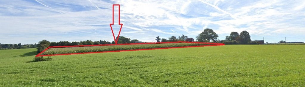 Landbouwgrond, Dolembreux, 1500 m² of meer