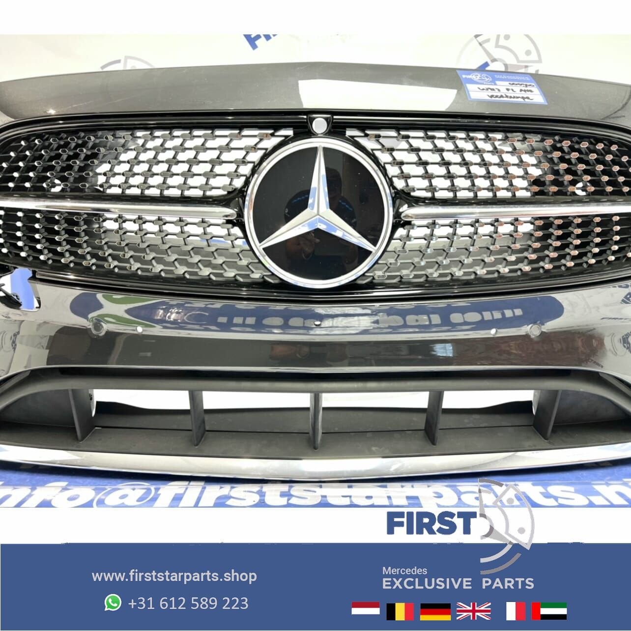 W213 W238 E43 E53 FACELIFT AMG VOORBUMPER GRIJS  E Klasse +, Utilisé, -, Avant, -