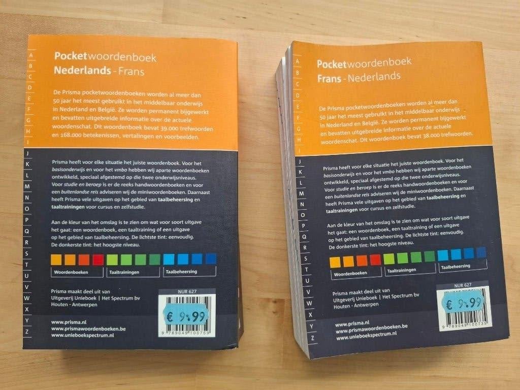 woordenboek nederlands frans - frans nederlands, Boeken, Ophalen, Zo goed als nieuw, Prisma of Spectrum, Frans