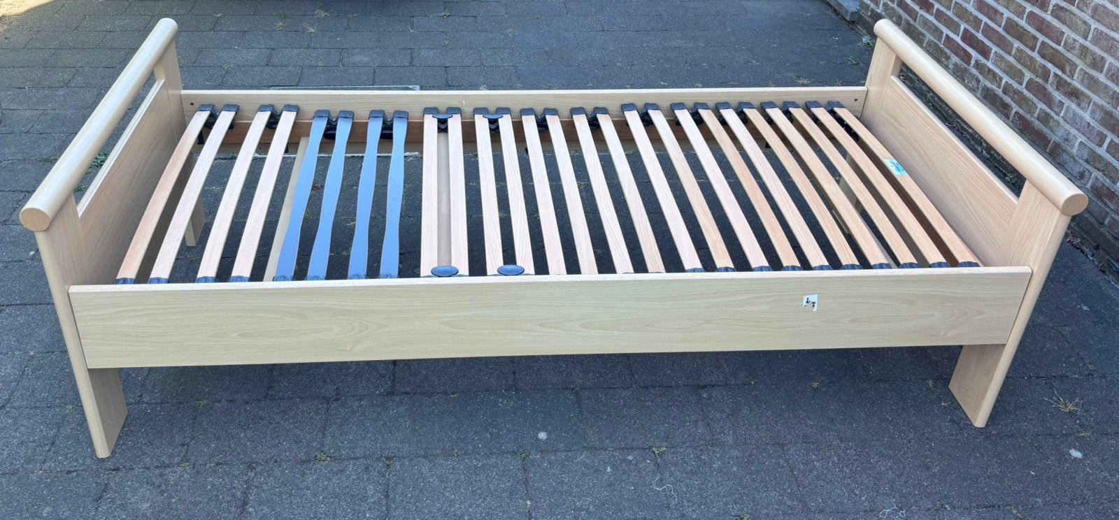 Eenpersoonsbed, Ophalen, 90 cm, Eenpersoons, Beige