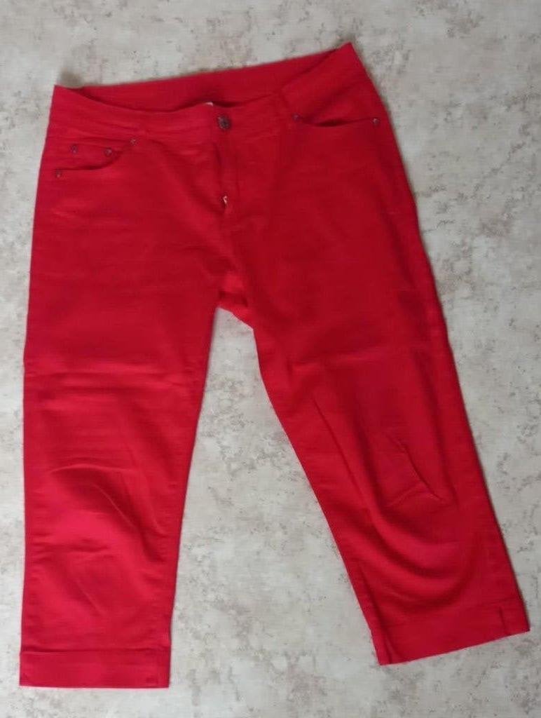 Onado Jeans rood L/40 3/4 bermuda, Kleding | Dames, Verzenden, Zo goed als nieuw