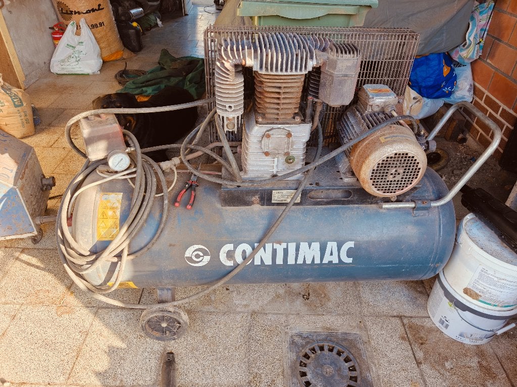 Compressor 200 L, Enlèvement ou Envoi, 400 à 800 litres/min, Utilisé, 10 bars ou plus