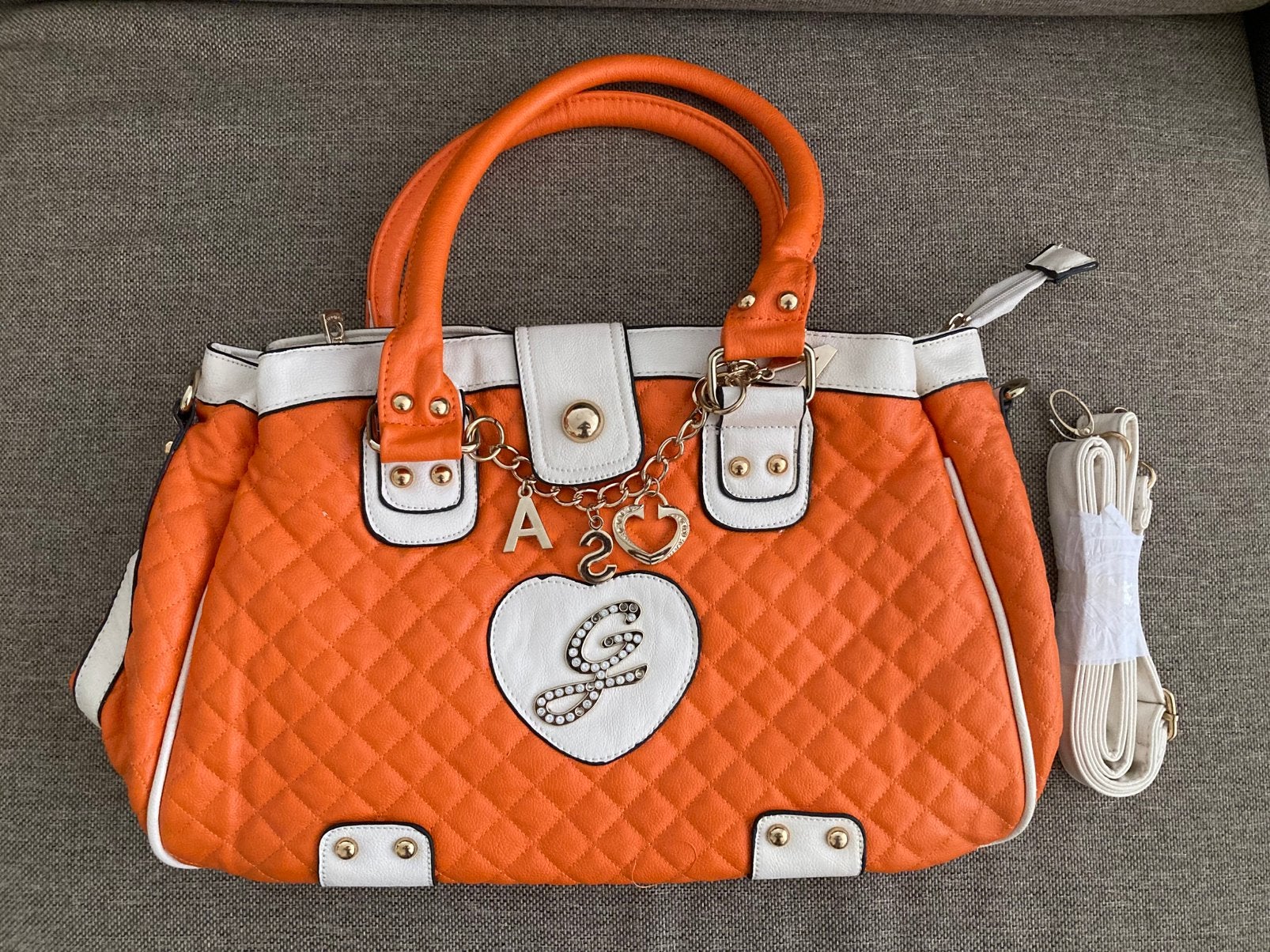Handtas, Ophalen, Zo goed als nieuw, Oranje, Handtas