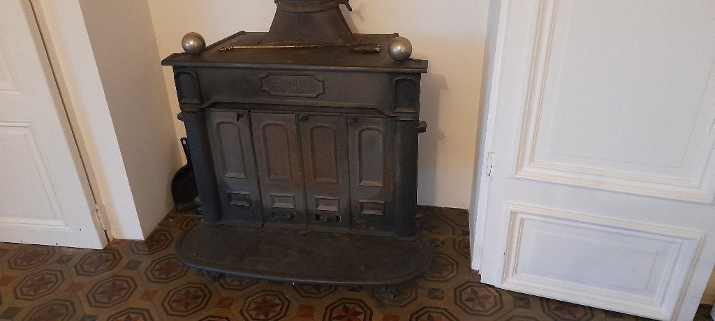 Poêle Godin Colonial, Huis en Inrichting, Kachels, Ophalen, Gebruikt, Houtkachel