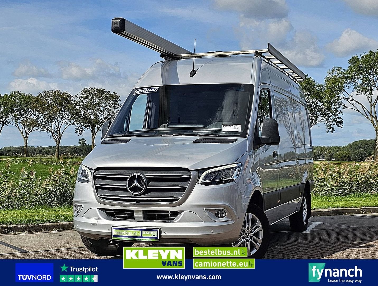 Mercedes-Benz SPRINTER 319 L2H2 V6 3.5T-AHG LED Mbux10 360Ca, Autos, Argent ou Gris, Achat, Entreprise, Mercedes-Benz