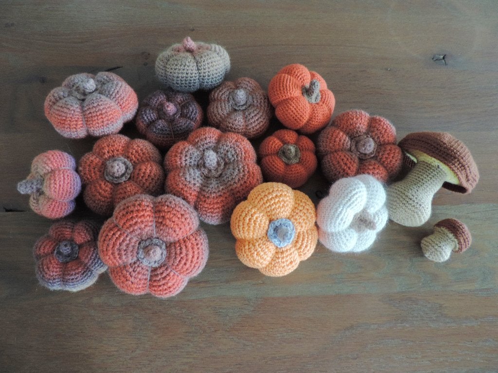 gehaakte pompoenen en paddestoelen, Ophalen, Nieuw, Haken, Overige typen