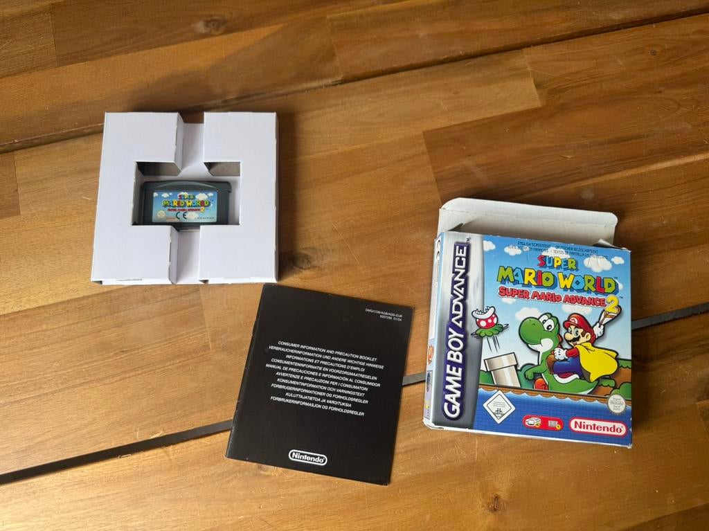 Super mario world 2, Ophalen of Verzenden, Gebruikt, Game Boy Advance, Met games