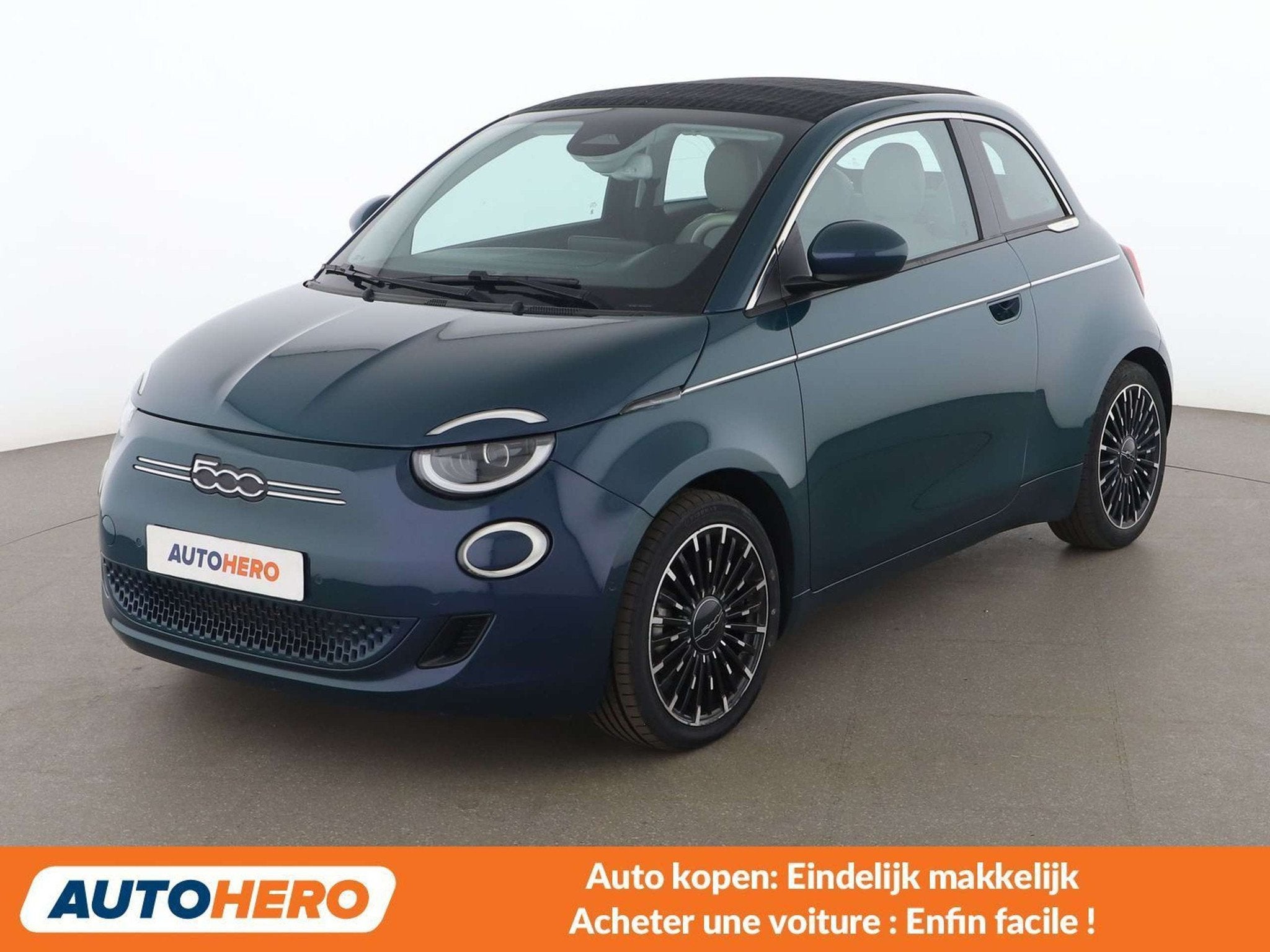 Fiat 500E electric drive 87 kW 'la Prima' (automatique), Autos, Fiat, Cuir, Achat, 87 kW, Cabriolet