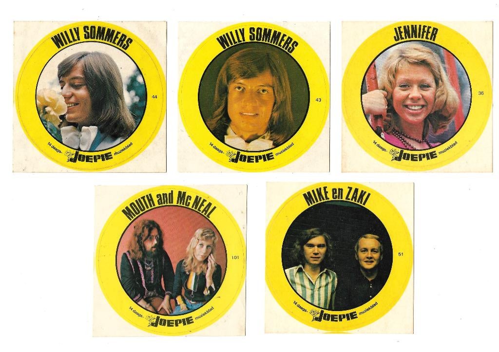 Oude/Vintage stickers/zelfklevers uit de Joepie en andere., Collections, Rétro, Autres types, Enlèvement