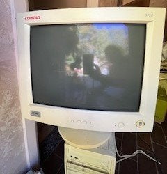 Moniteur CRT COMPAQ S710 vintage, Enlèvement, Utilisé, Gaming