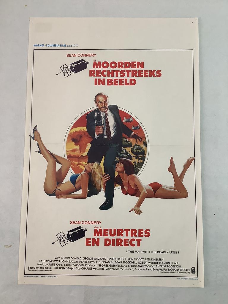 MAN WITH THE DEADLY LENS  filmposter   36-54 cm   Used, Verzamelen, Ophalen of Verzenden