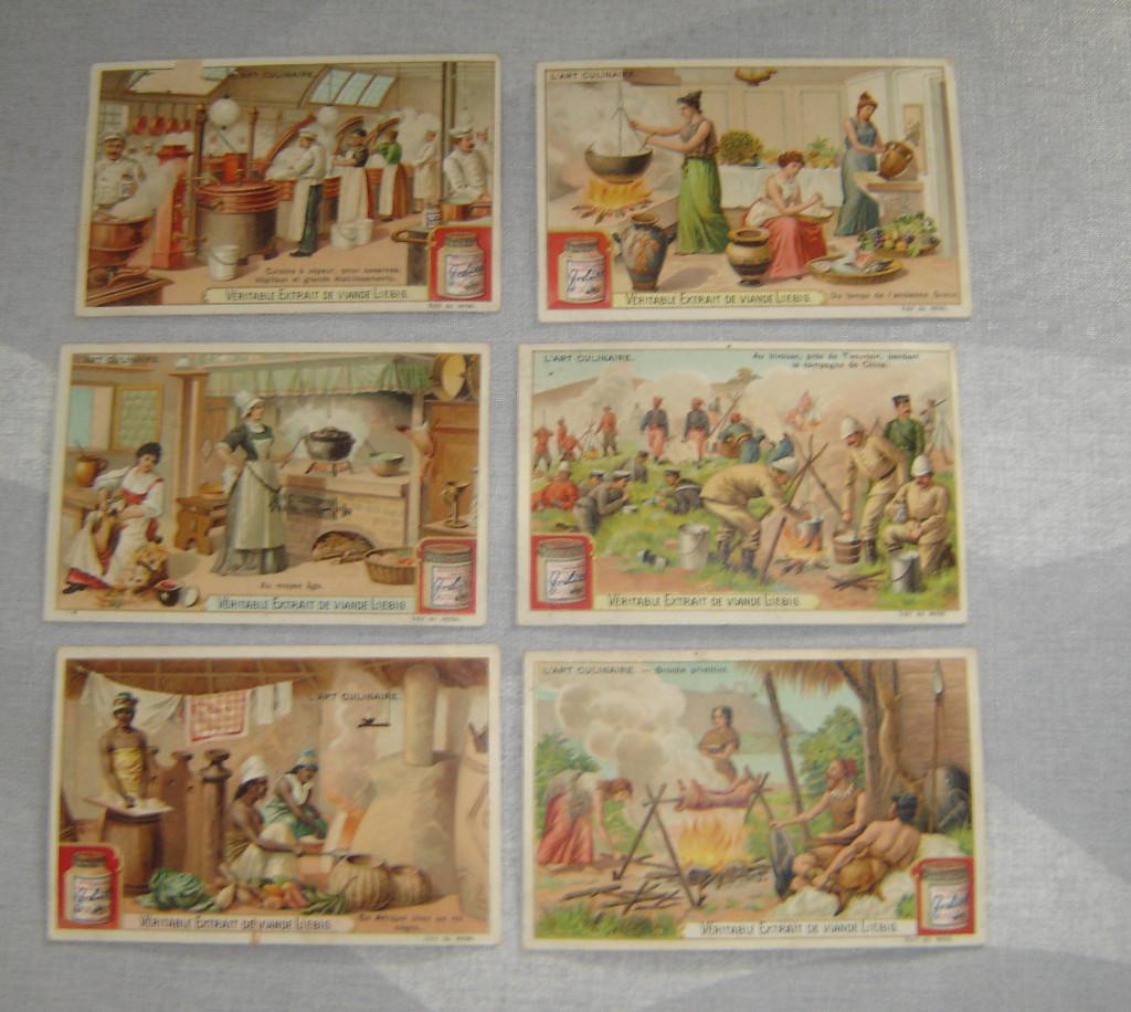 Chromos Liebig S718 avec pots, Collections, Avant 1940, Gravure, Utilisé, Autres sujets/thèmes