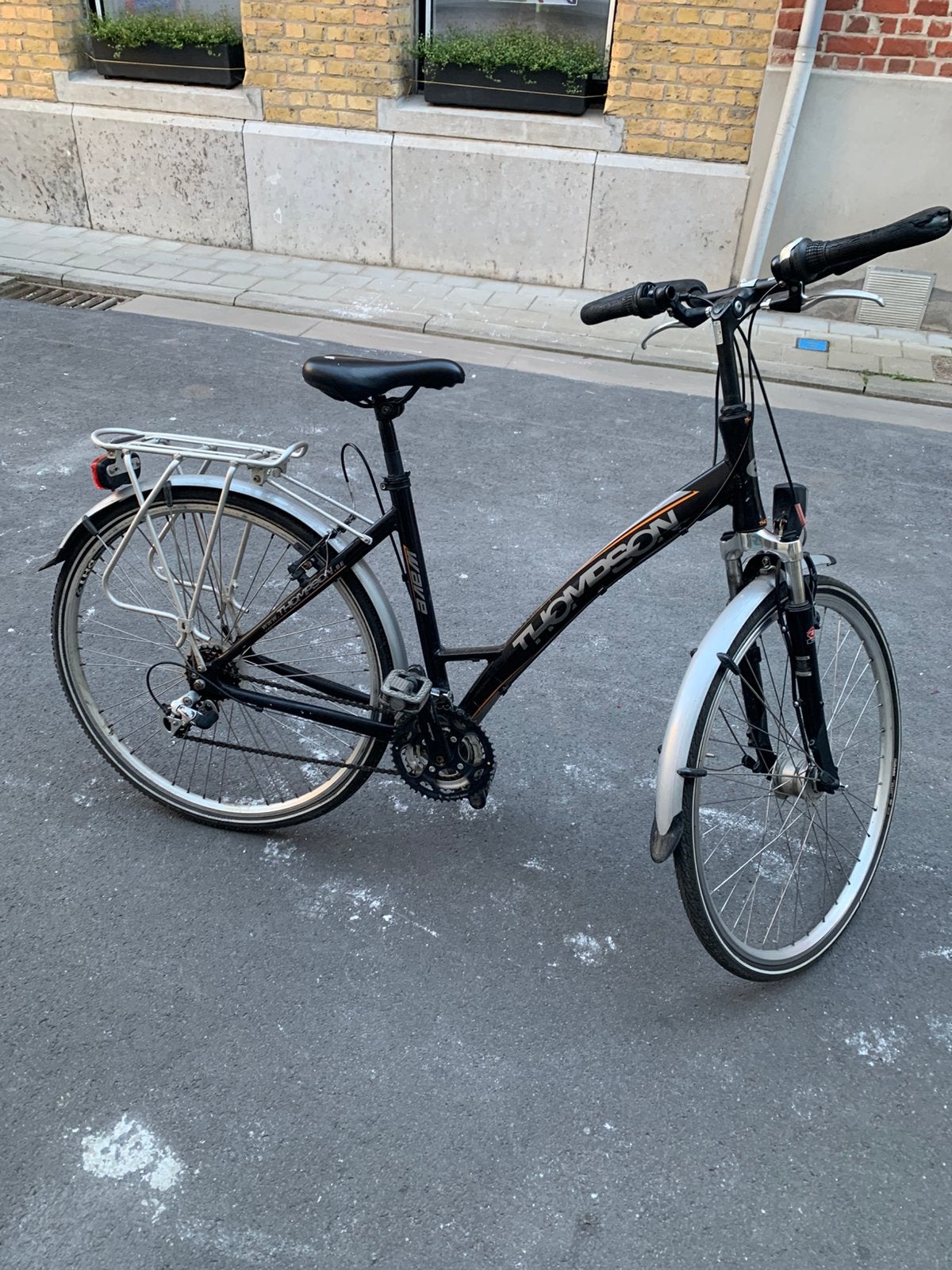 Thompson damesfiets, Gebruikt, Velgrem, Versnellingen, 56 cm of meer