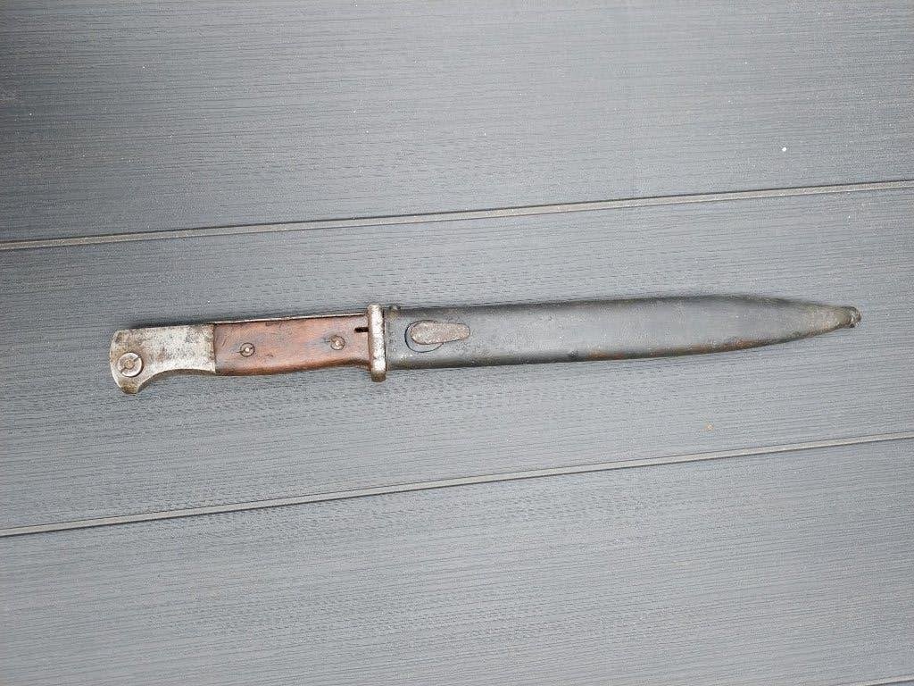 Mauser k98 bajonet uit de Tweede Wereldoorlog, Verzamelen, Ophalen of Verzenden, Landmacht, Mes of Dolk