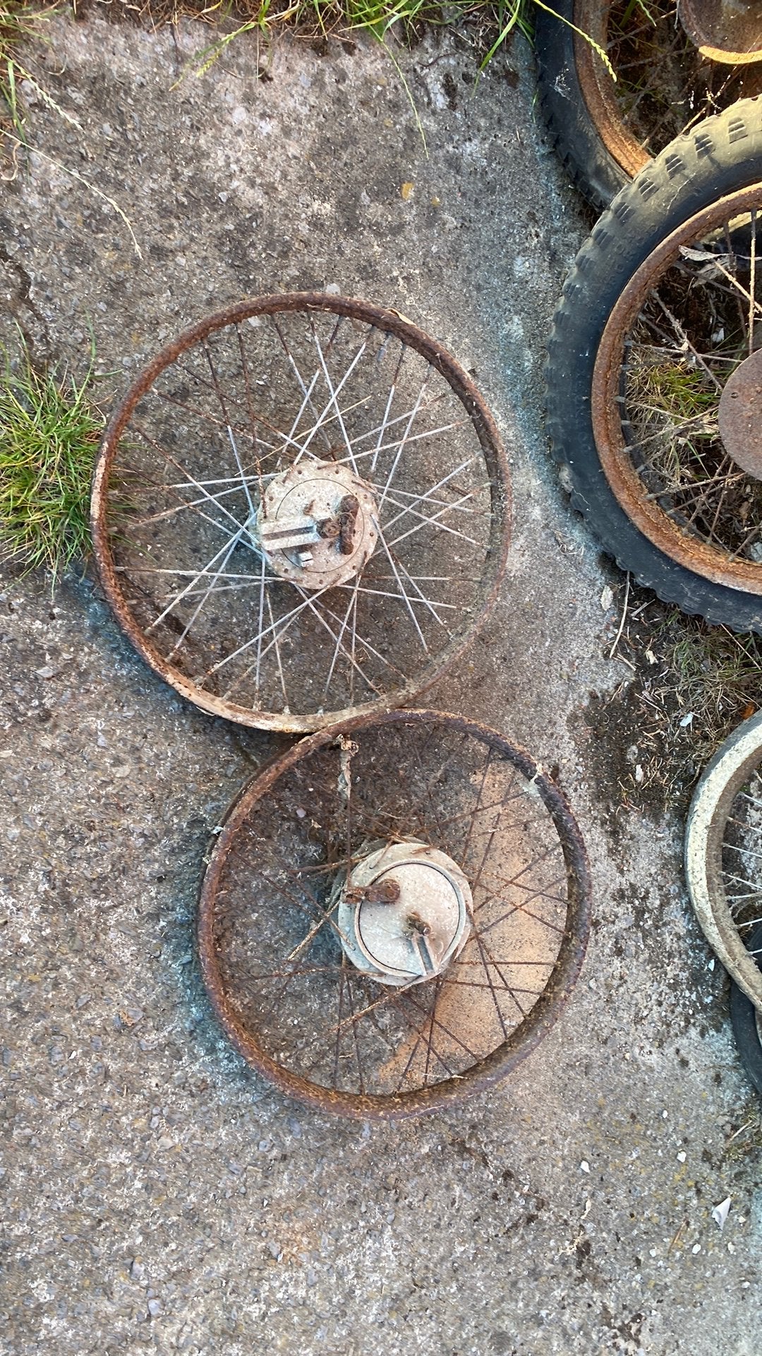 wielen, Fietsen en Brommers, Ophalen, Gebruikt