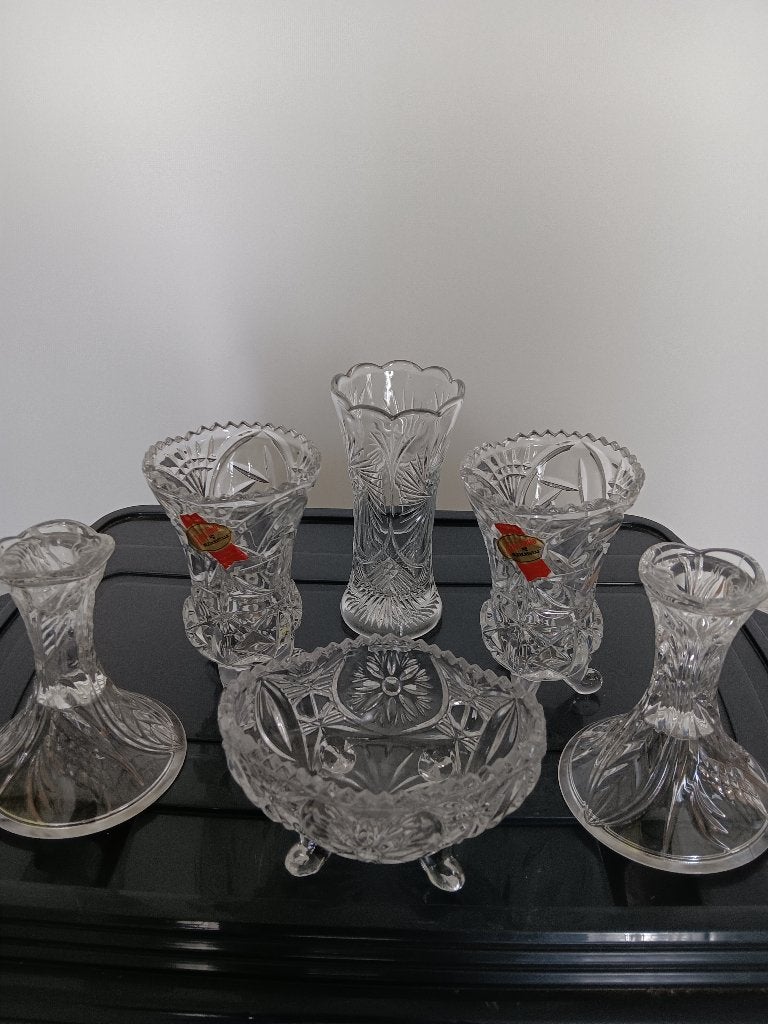 Glas in bleikkristal in mooie staat., Antiek en Kunst, Ophalen