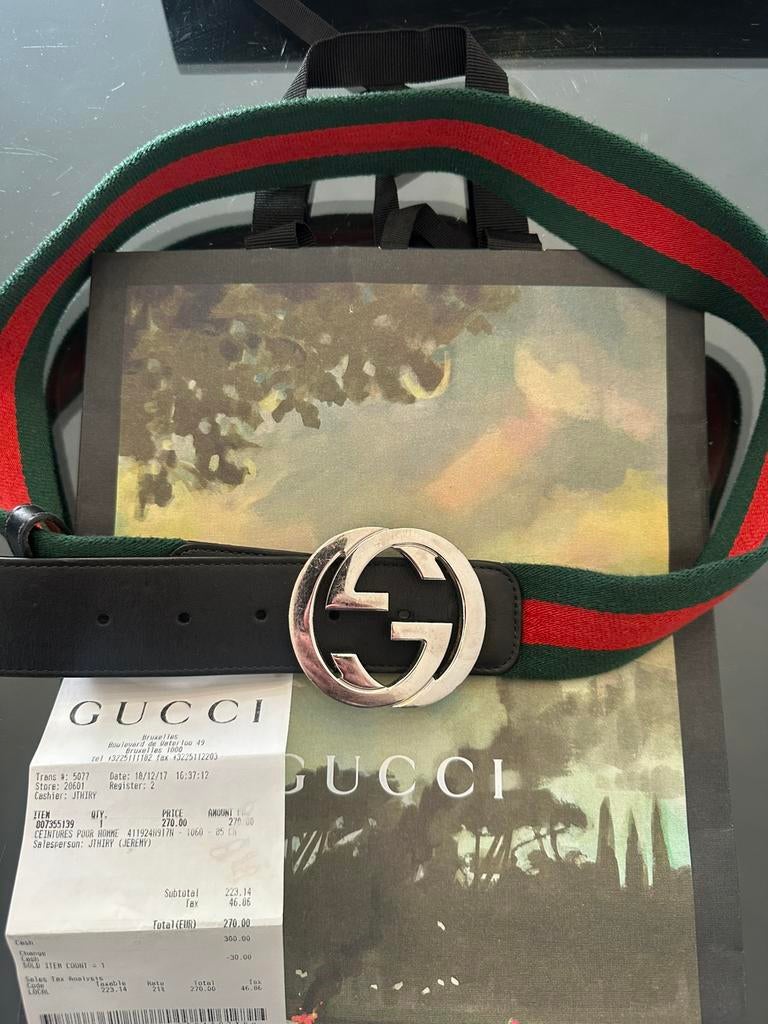 Gucci GG buckle riem, Kleding | Heren, Ophalen