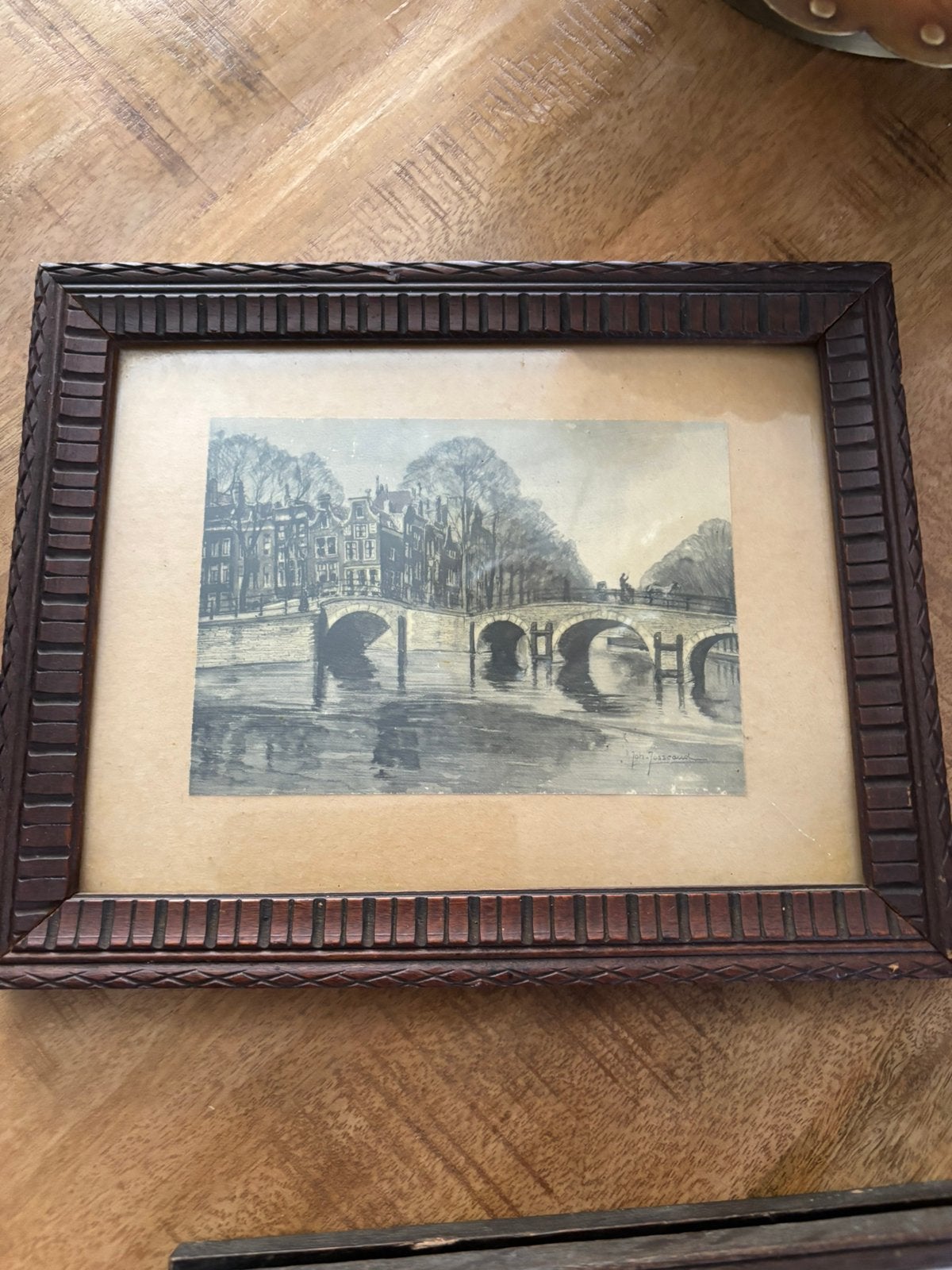 Oud schilderijtje, Antiek en Kunst, Ophalen