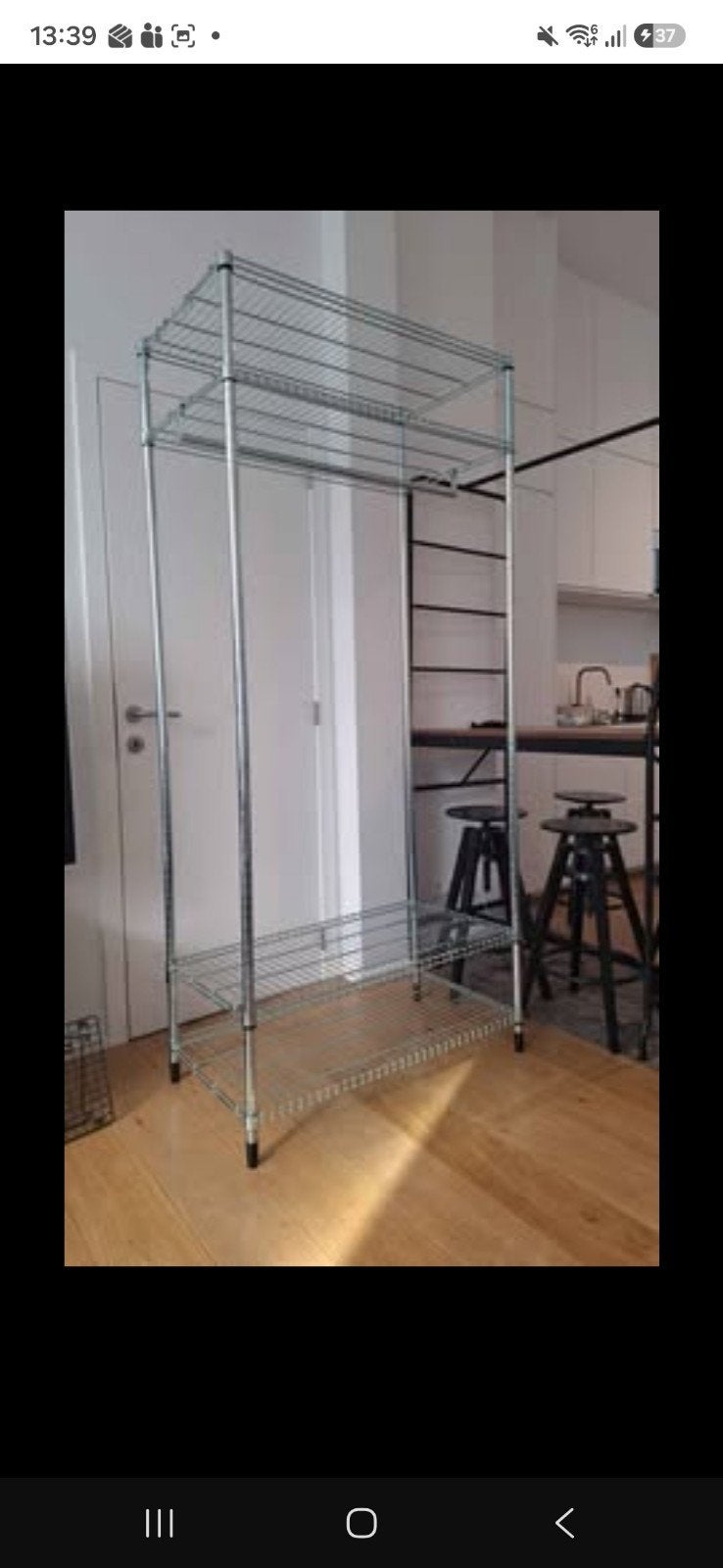 Etagère à tringle Ikea, Enlèvement, Utilisé, Étagère, Métal