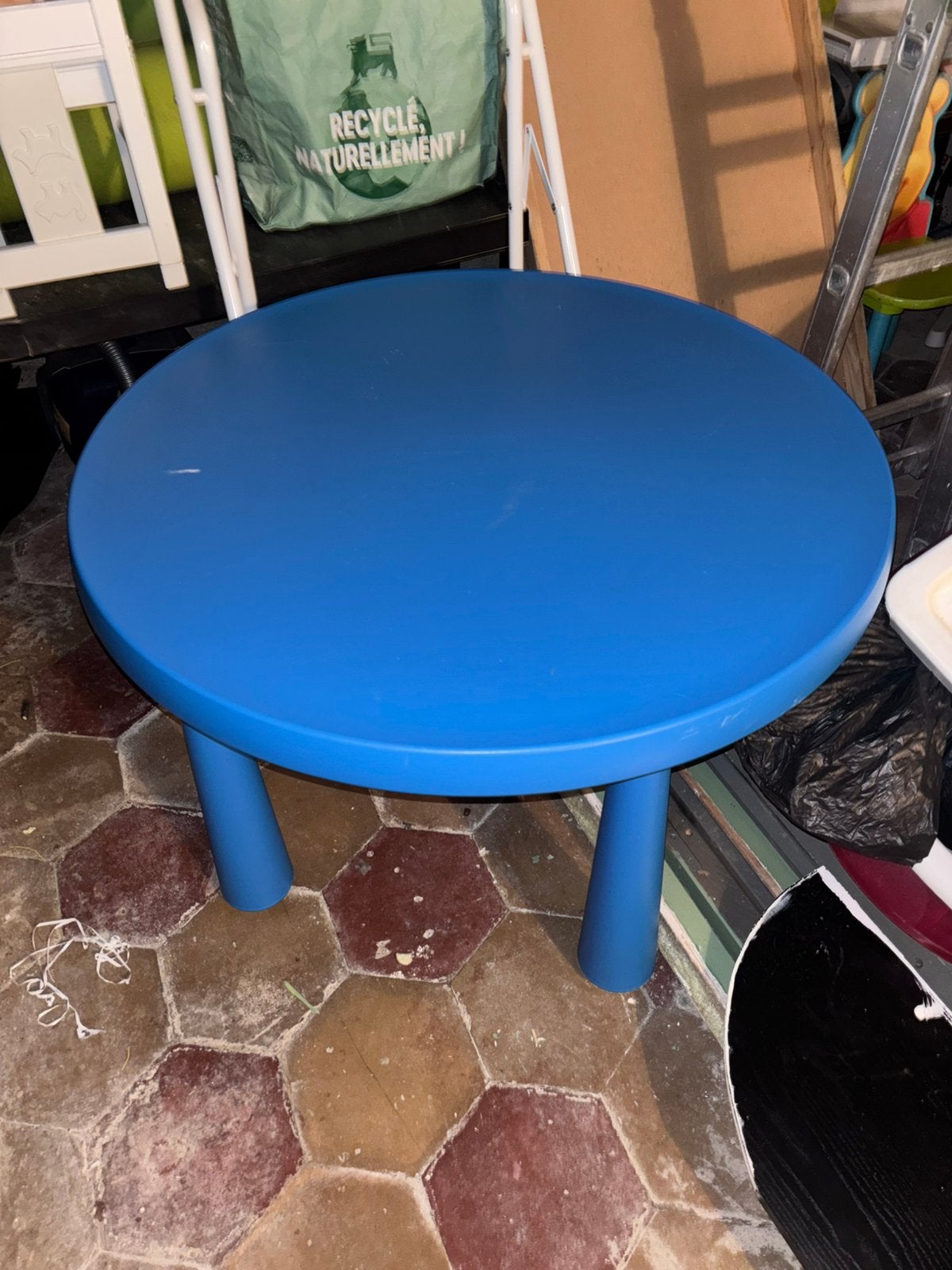 Ronde tafel IKEA, Ophalen, Overige materialen, Gebruikt, 100 tot 150 cm