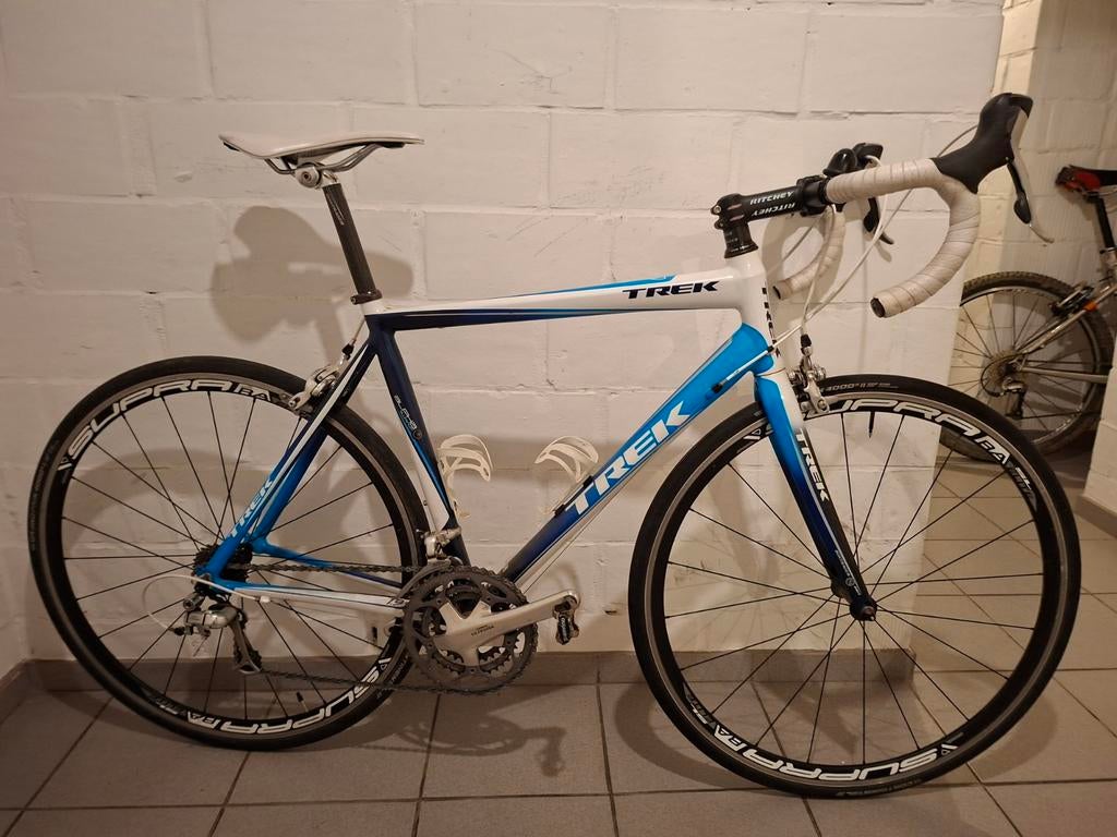 Koersfiets trek, Ophalen, Gebruikt, Aluminium, Velgrem