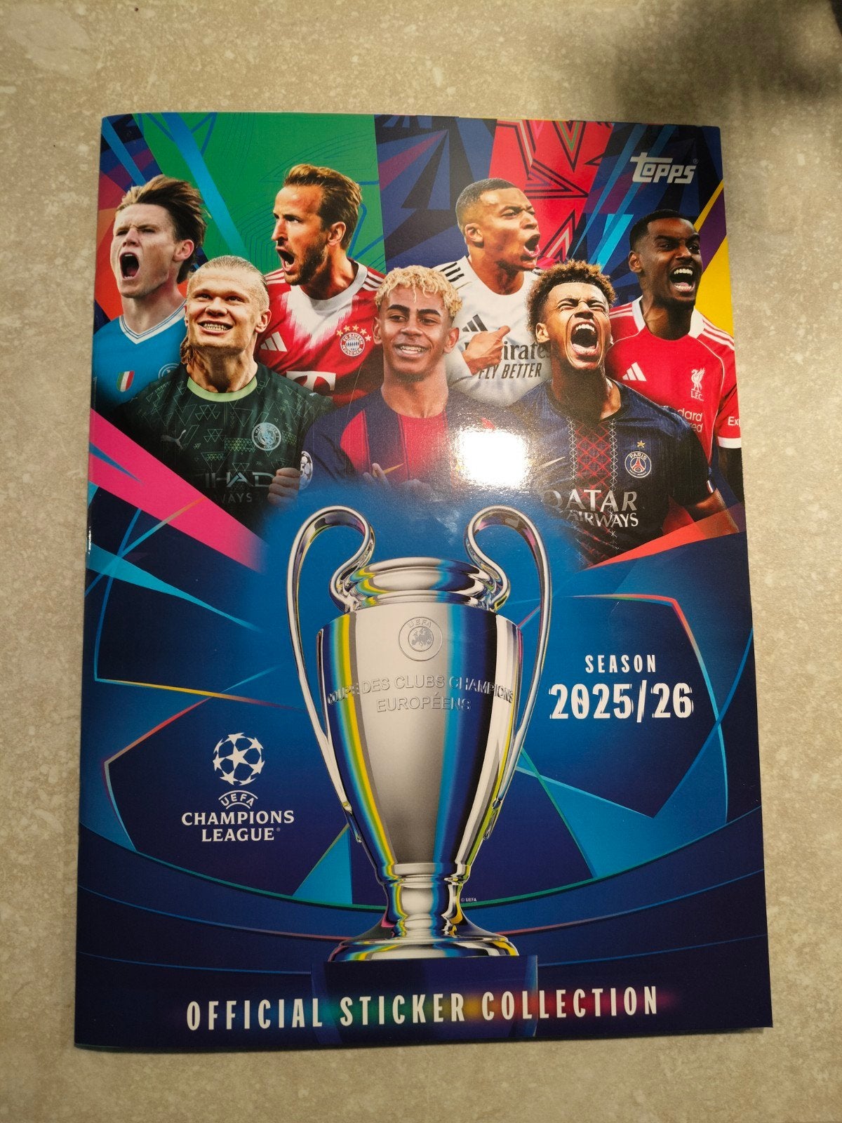 compleet Topps album Champions League 2025/2026, Ophalen of Verzenden