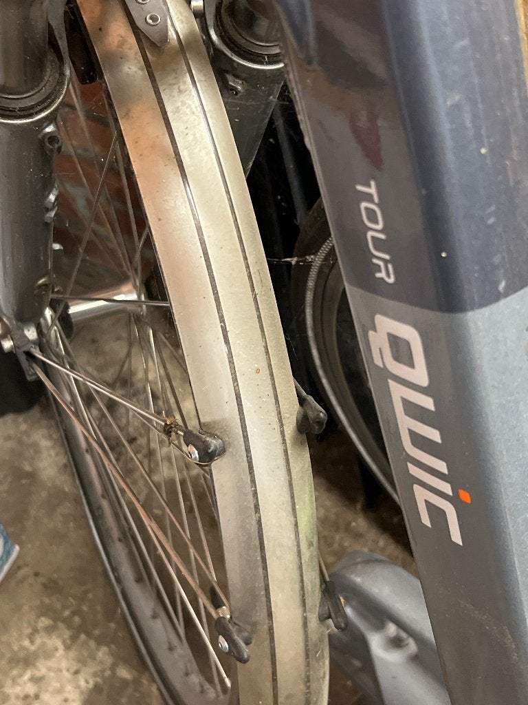 Elektrische fiets, Fietsen en Brommers, Elektrische fietsen, Ophalen, Gebruikt, 30 tot 50 km per accu, Qwic