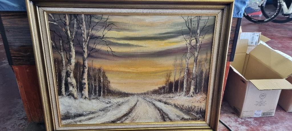 Winterlandschap, Enlèvement