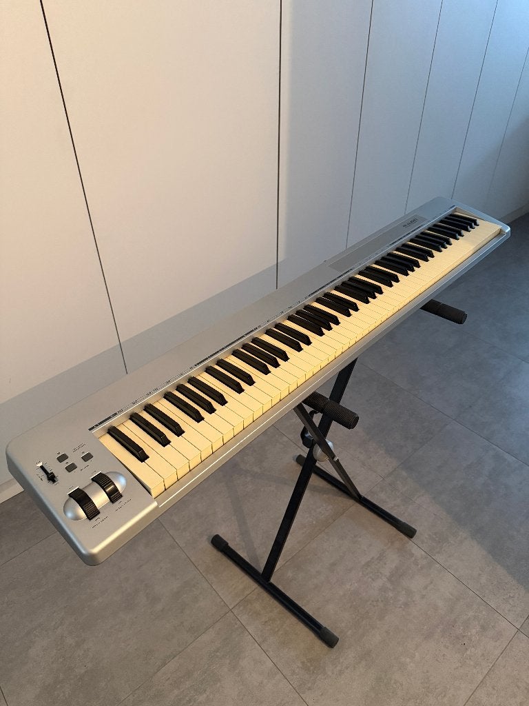 M-Audio Keystation 88es midi controller, incl. statief, Muziek en Instrumenten, Keyboards, Gebruikt, 88 toetsen, Overige merken