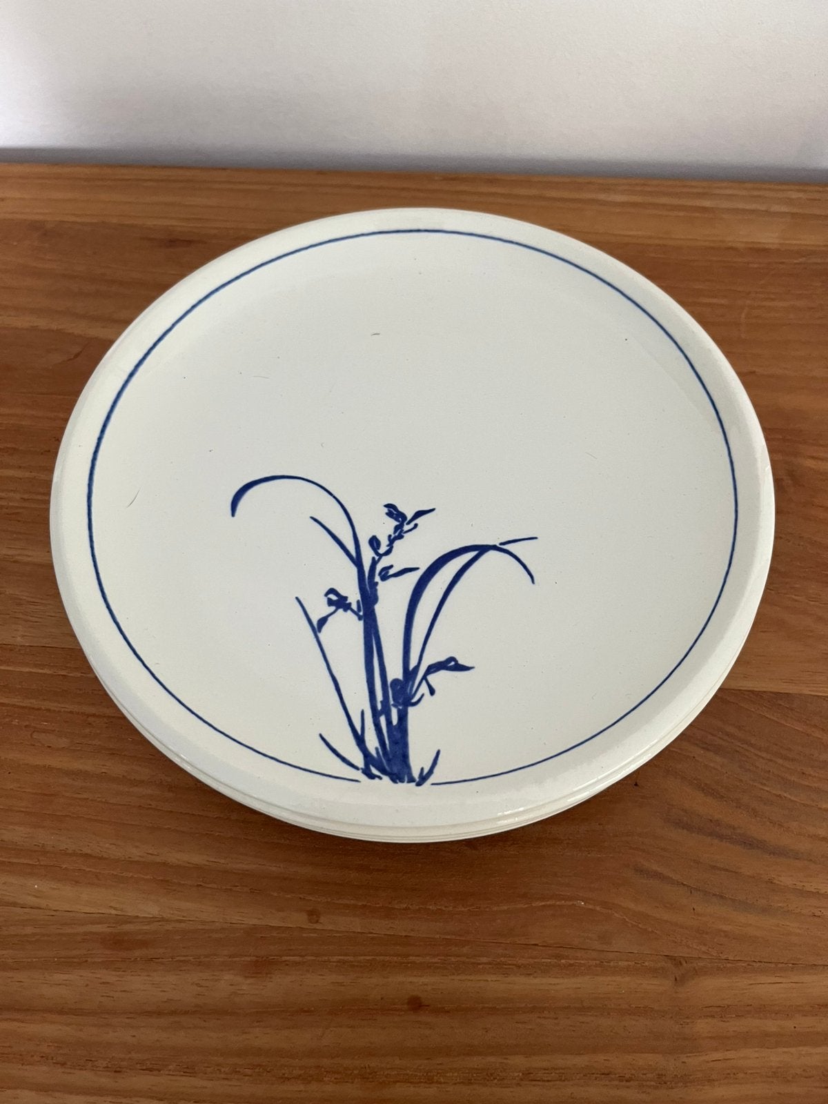 5 assiettes à dessert BOCH, Antiquités & Art, Enlèvement ou Envoi