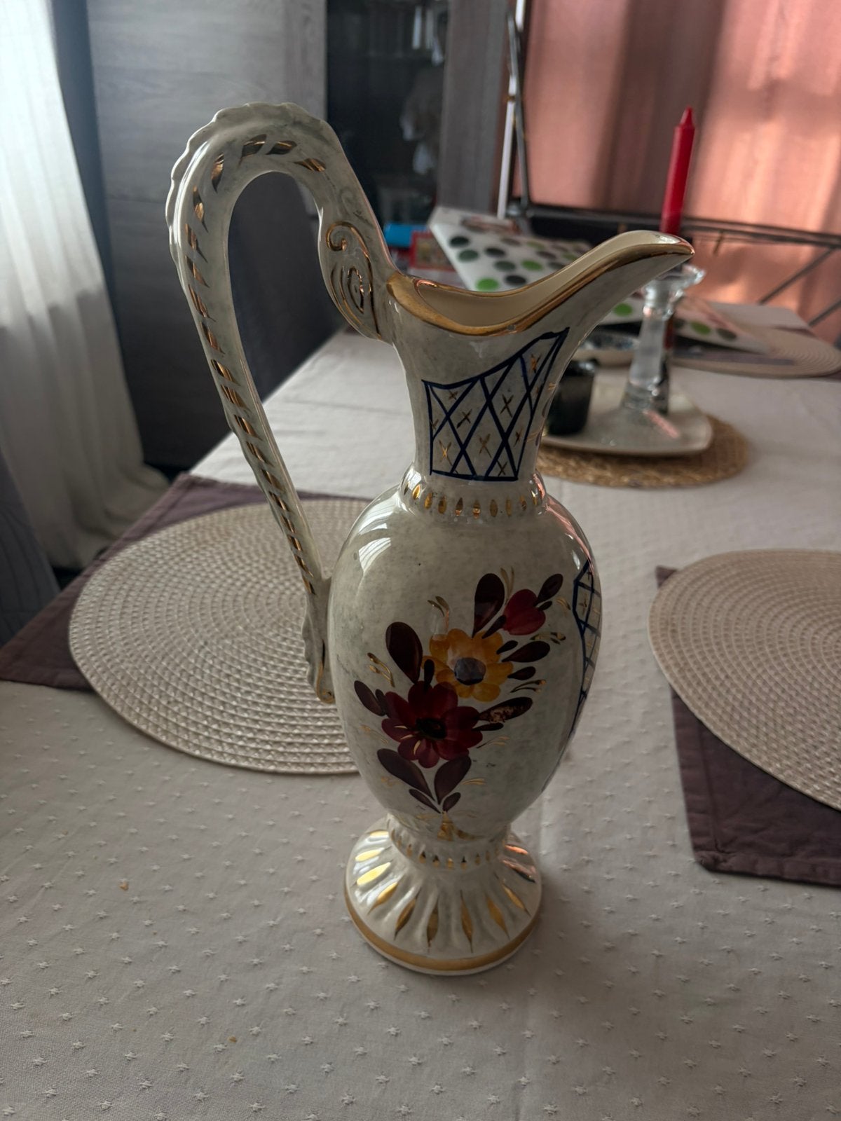 Vintage Belgische keramieken sierkan – H. Béquet, Antiek en Kunst, Ophalen of Verzenden