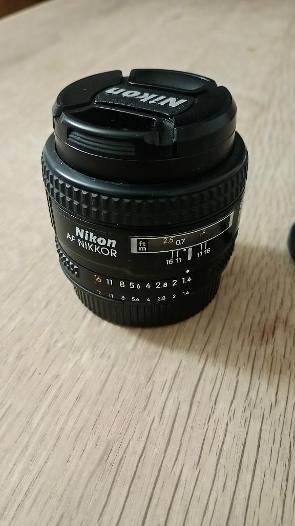 NIKON AF NIKKOR 50 MM 1:1,4 D, Enlèvement ou Envoi, Comme neuf, Lentille standard