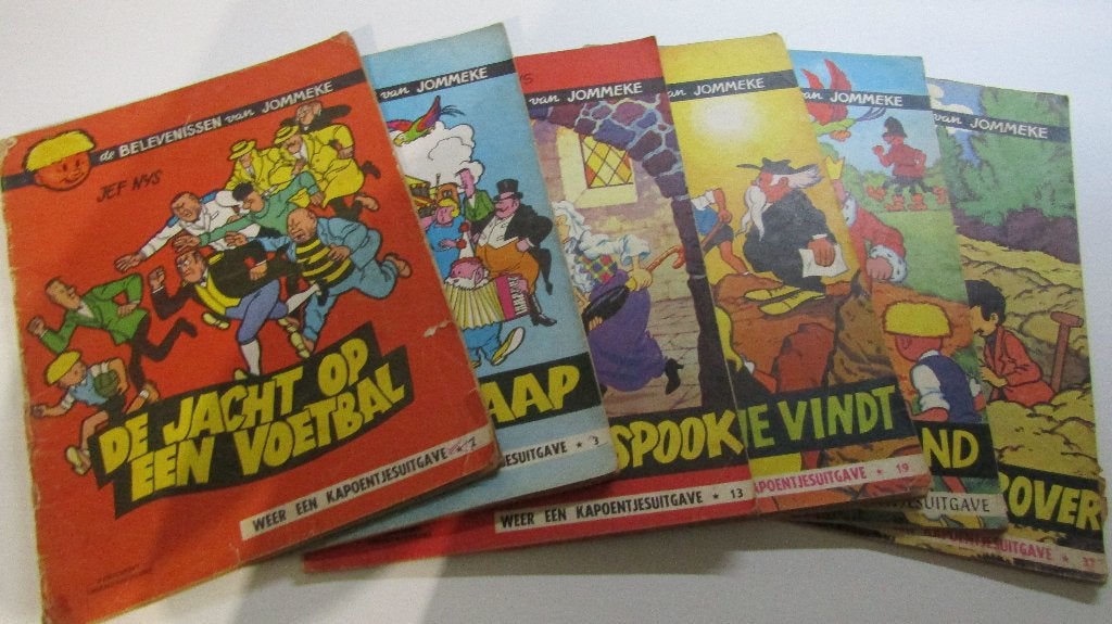 Jommeke 33 strips, Boeken, Strips | Comics, Meerdere comics, Ophalen of Verzenden, Gelezen, Jef Nys