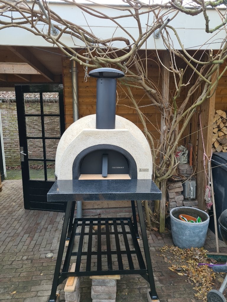 Nieuwe compacte Pizza-oven AMALFI 70 BLACK PLAIN, Tuin en Terras, Ophalen, Nieuw