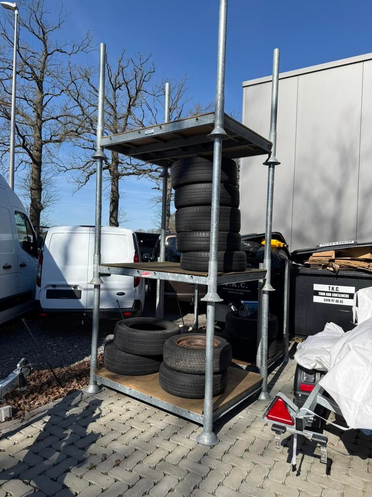 Stapelrek galva buizen, Doe-het-zelf en Bouw, Ophalen, Zo goed als nieuw