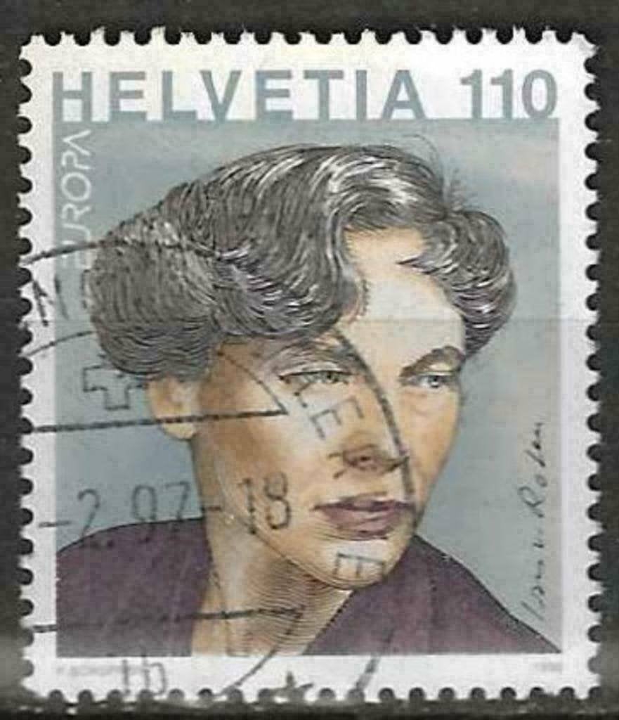 Zwitserland 1996 - Yvert 1510 - Beroemde vrouwen (ST), Verzenden, Gestempeld