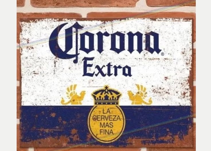Vintage metalen bordje Corona Extra (30x20cm), Ophalen of Verzenden, Nieuw