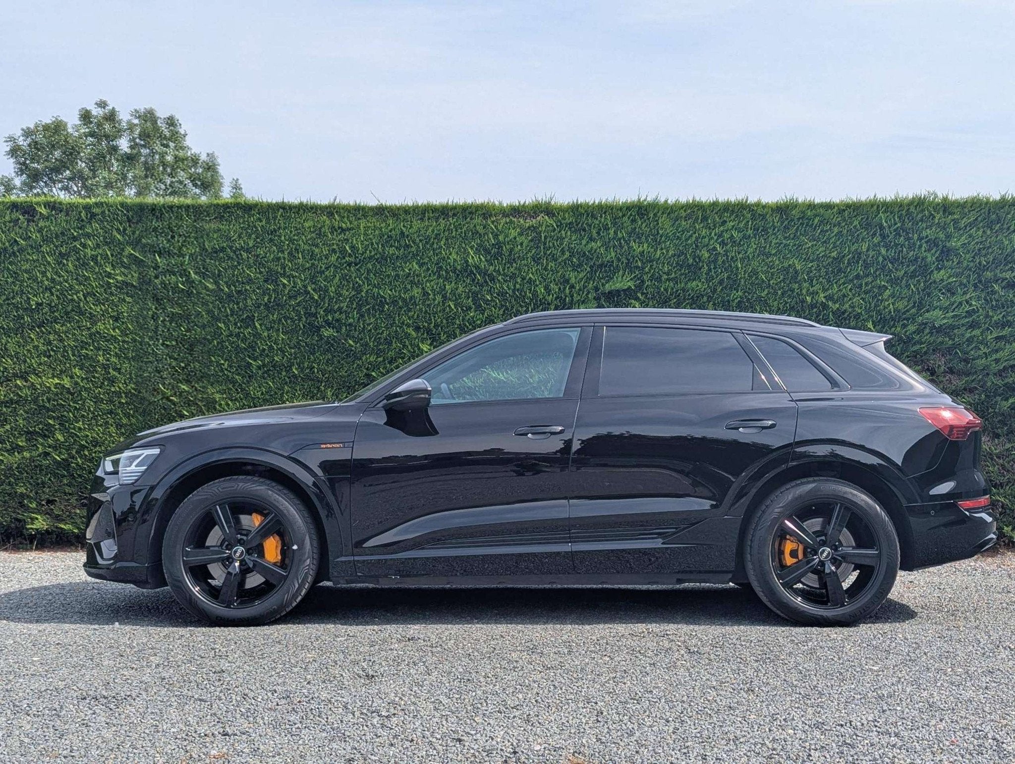 Audi Q8 e-tron ! verkocht !(Q8) e-tron S-line - sportstuur -, Automaat, Gebruikt, 313 pk, Q8 e-tron