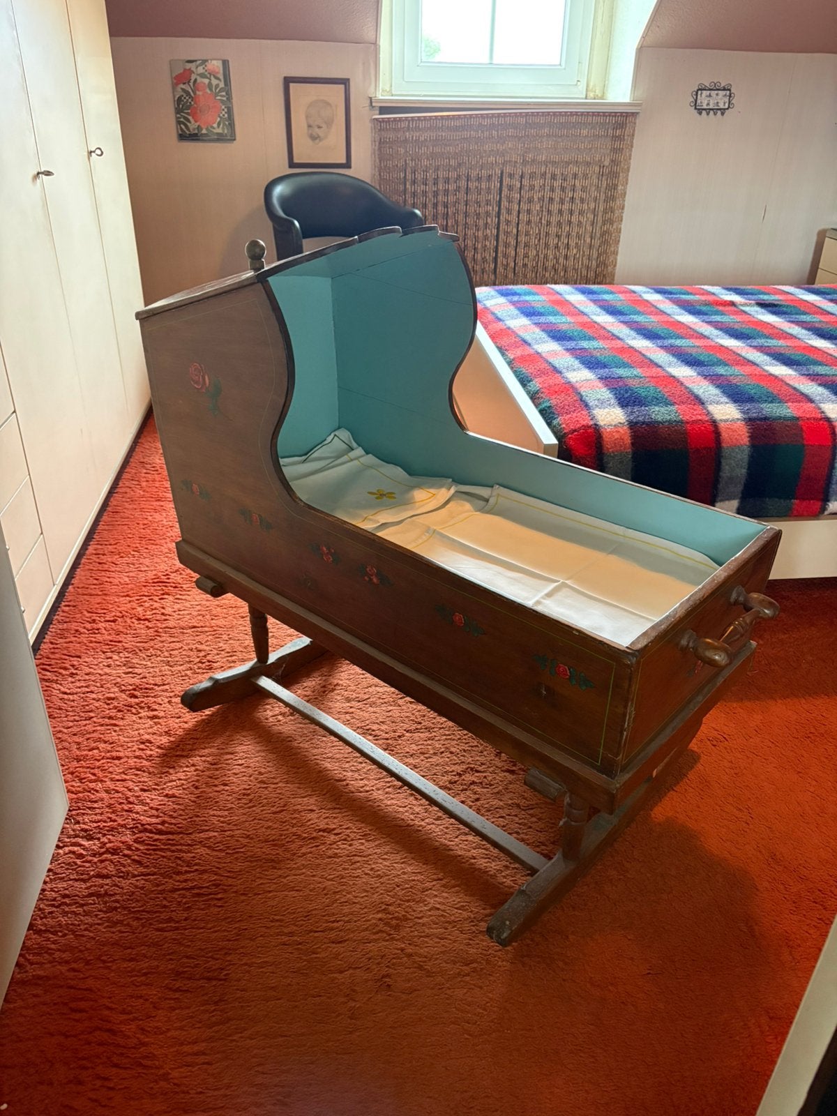 Vintage kinderbed, Ophalen