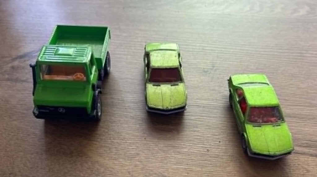 Lot miniatuur Sika, Verzenden, Gebruikt