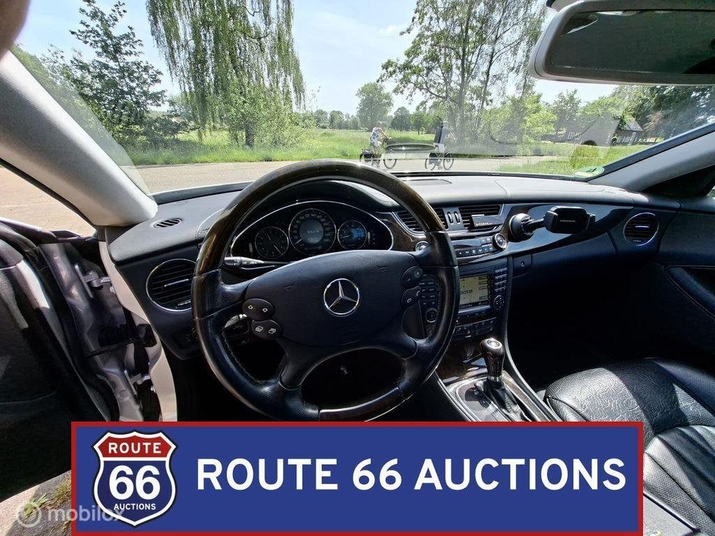 Mercedes-Benz CLS 500 | 2007 | Route 66 Auctions, Auto's, Gebruikt, Zwart, Bedrijf, Handgeschakeld