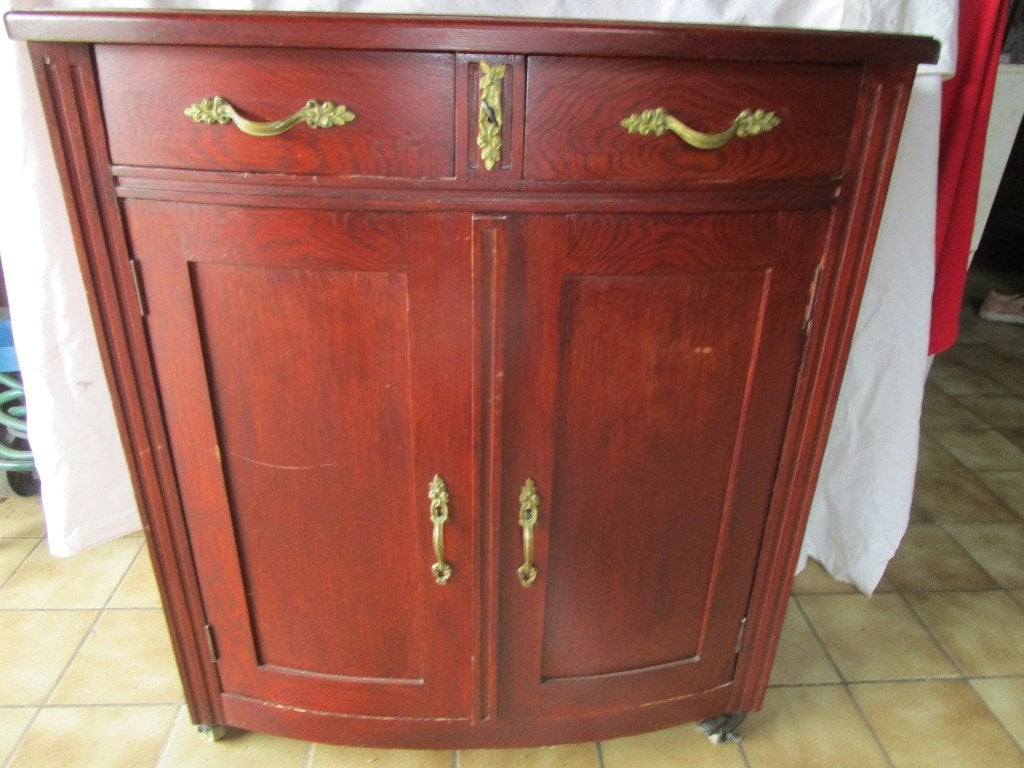 kleine antieke kast, Gebruikt, 1 of 2 laden, 50 tot 100 cm, Minder dan 100 cm