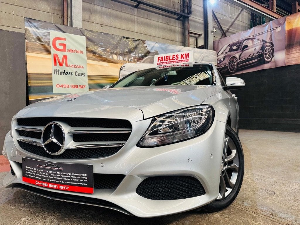 Mercedes Benz C180d Cuir LED PDC GPS, Auto's, Mercedes-Benz, Bedrijf, Te koop, C-Klasse, ABS, Airbags, Airconditioning, Boordcomputer