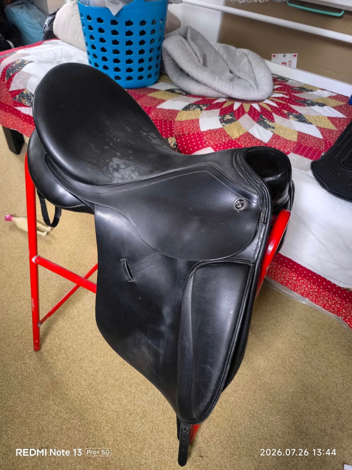 dressuurzadel, Dieren en Toebehoren, Paarden en Pony's | Zadels, Ophalen, Gebruikt, Wijd, XL (18 inch of meer)
