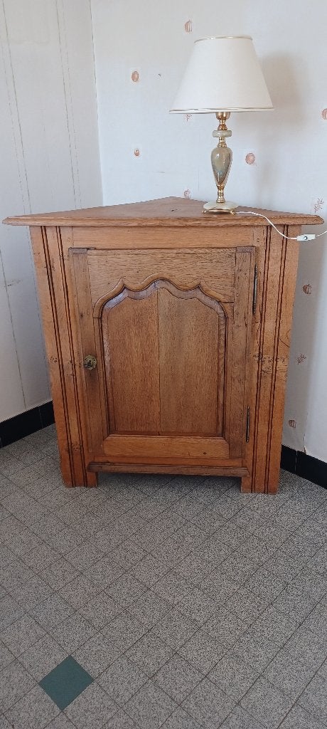 Armoire de coin, Ophalen, Gebruikt, 100 tot 150 cm, Eikenhout